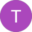 Purple circle with white letter T in center.