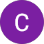 Purple circle with white letter C in the center.