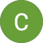 Green circle with white letter C in the center.